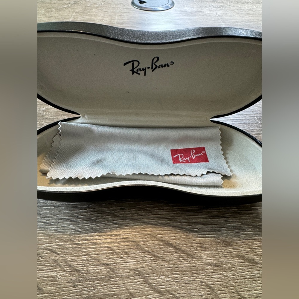 Ray Ban Sunglass Case and Microfiber Cloth